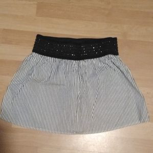 Striped sparkly skirt